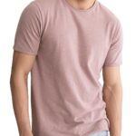 DAMENSCH Men’s Slim Fit Cotton-Elastane Blend Half Sleeve Casual T-Shirt