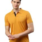 Lux Cozi Men's Half Sleeve Soild Casual Regular Fit T-Shirt With Chest Pocket