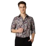 MARK & ALBERT Men's Slim Fit Cotton Formal Shirt