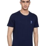U.S. POLO ASSN. Men Crew Neck Embroidered Logo I633 Lounge Regular Fit T-Shirt