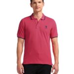 U.S. POLO ASSN. Men's Tipped Collar Pure Cotton Slim Fit Polo Shirt